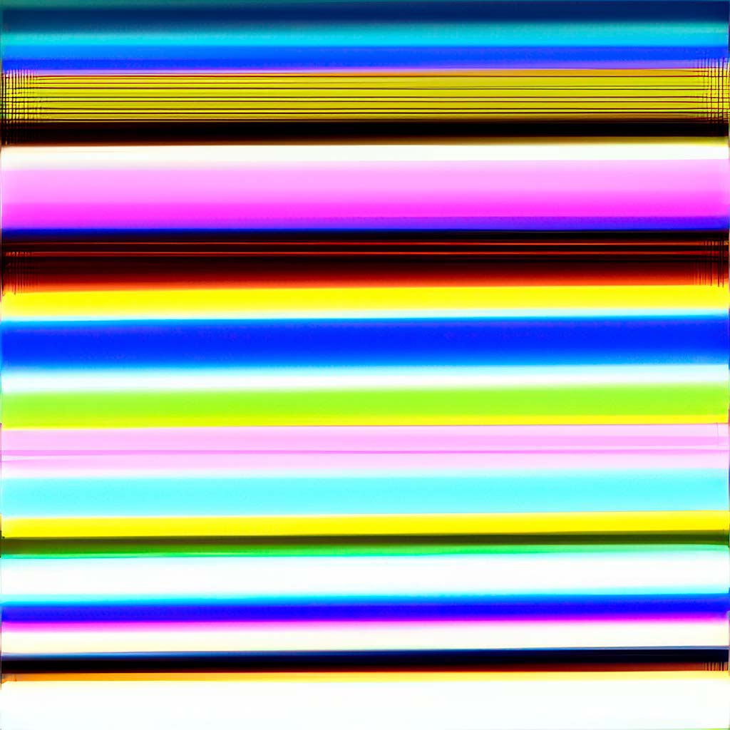 A Colorful Striped Pattern With a White Background (QS 20)