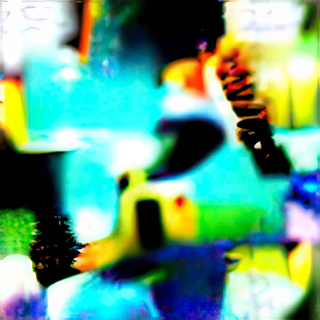 A Blury Image of a Person in a Room (QS 72)