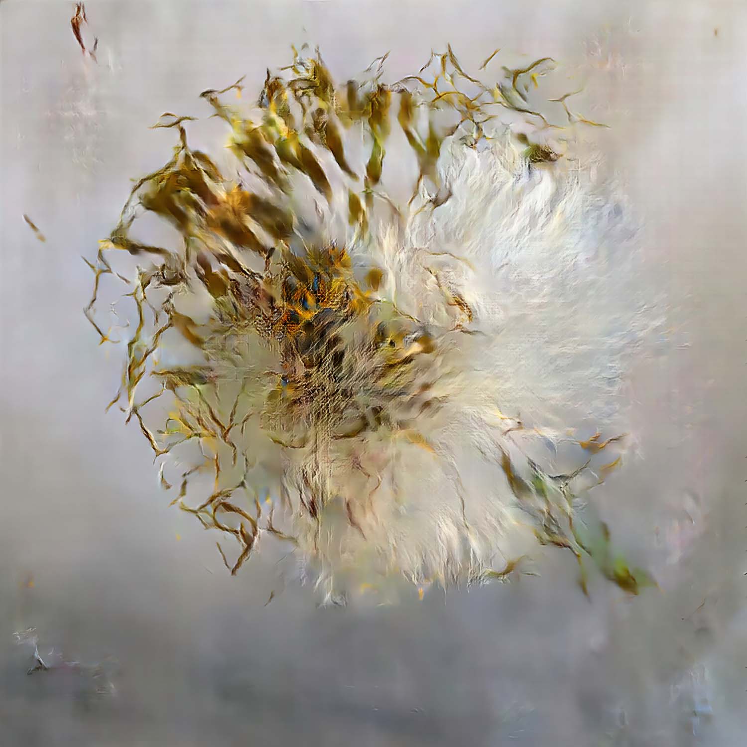 Dandelion (1), Learning Nature series AI artwork by David Young