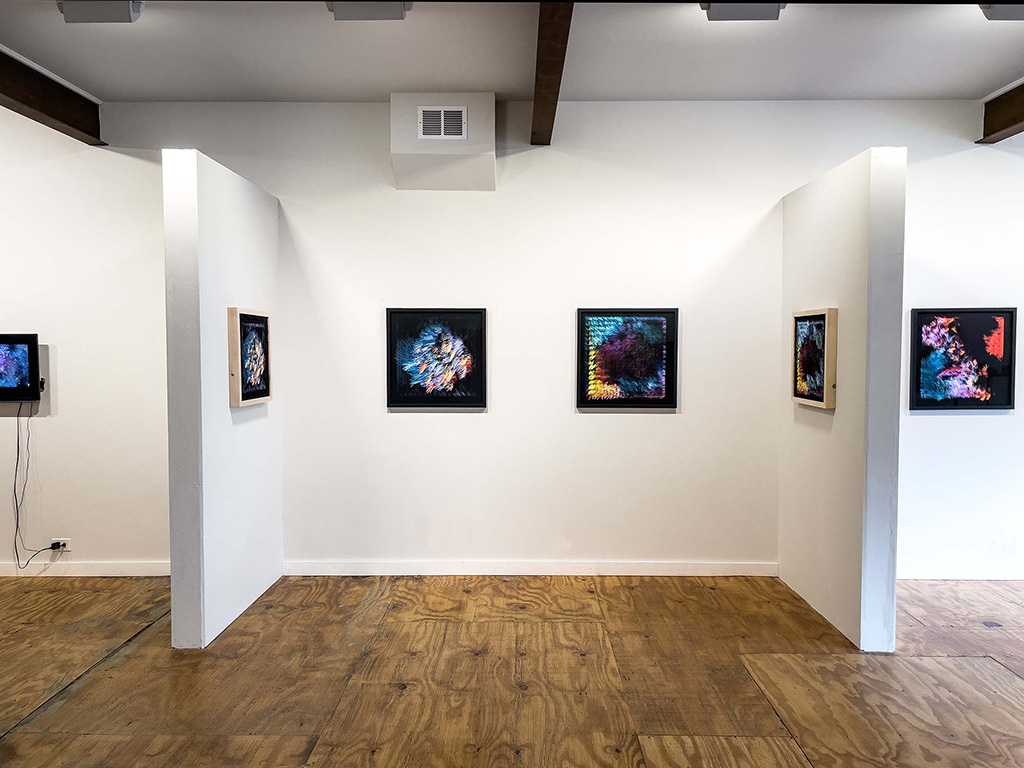 Exhibition view, 'Echo Chambers,' 1053 Gallery, New York, 2022