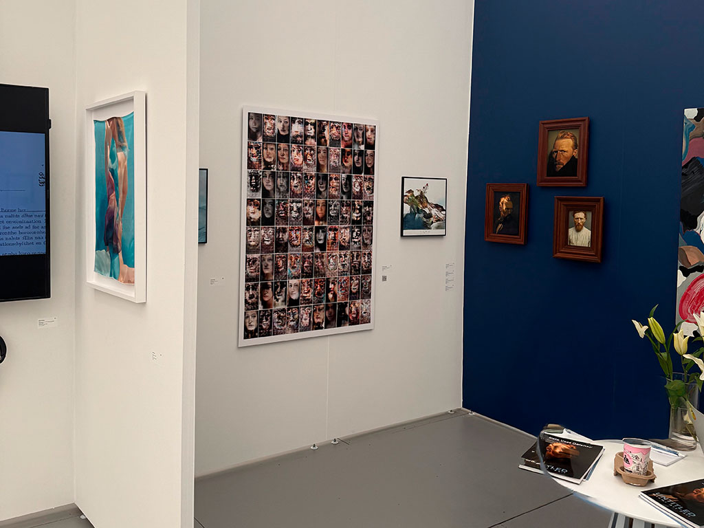 Exhibition view, Untitled Art. Kate Vass Galerie, Miami. 2024