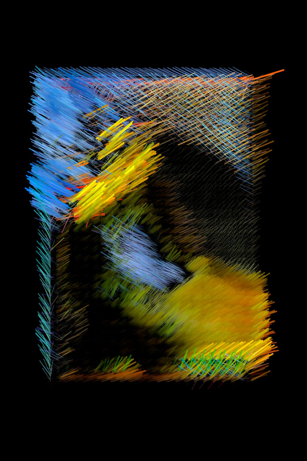M(11), Manipulations series, AI artwork by David Young