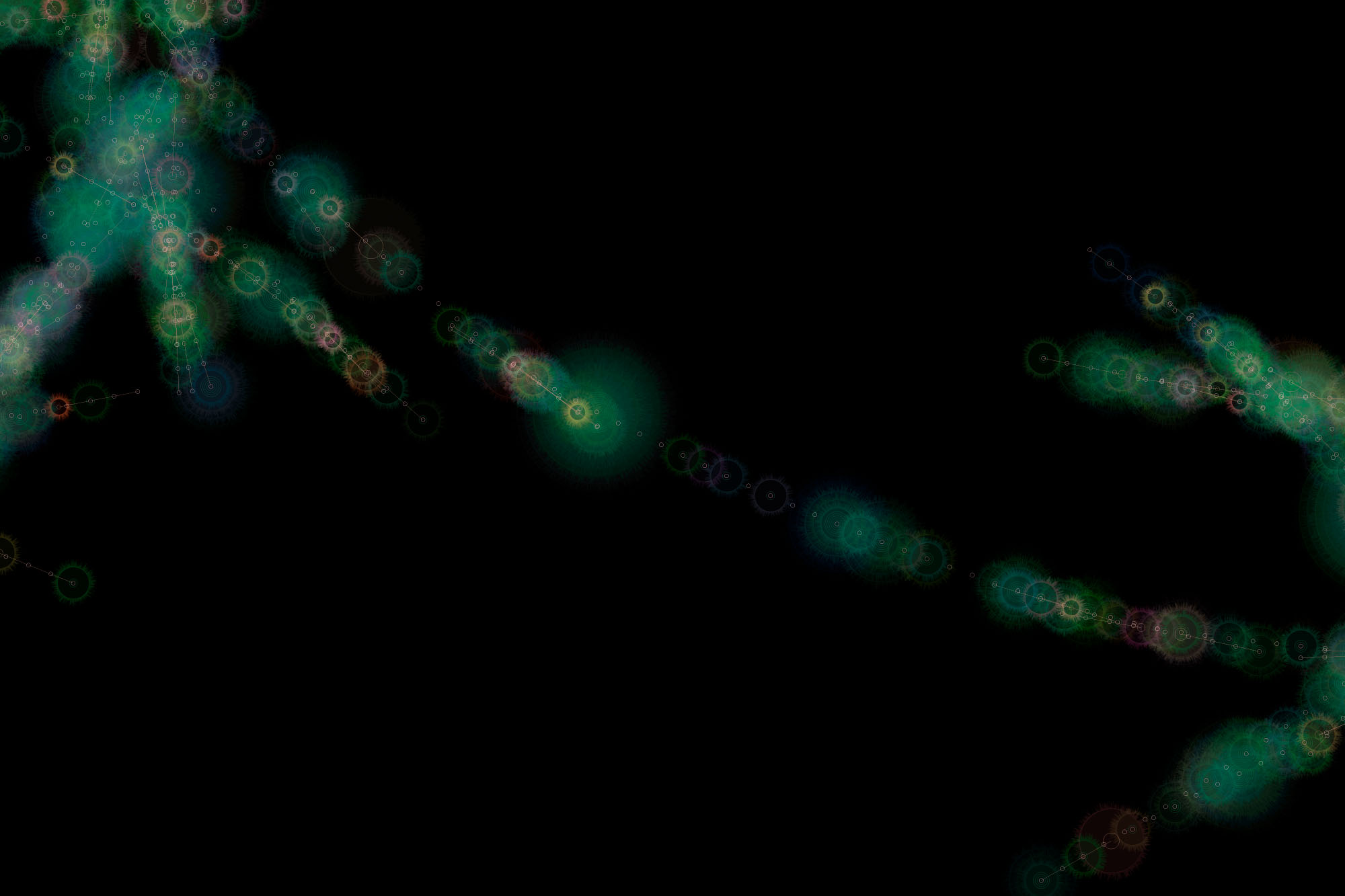 Multiverse Map, quantum artwork by David Young