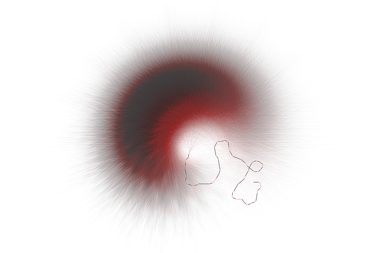 Multiverse Map, quantum computingartwork by David Young