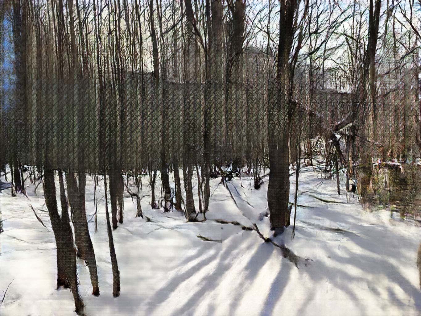 Winter Woods, AI artwork by David Young